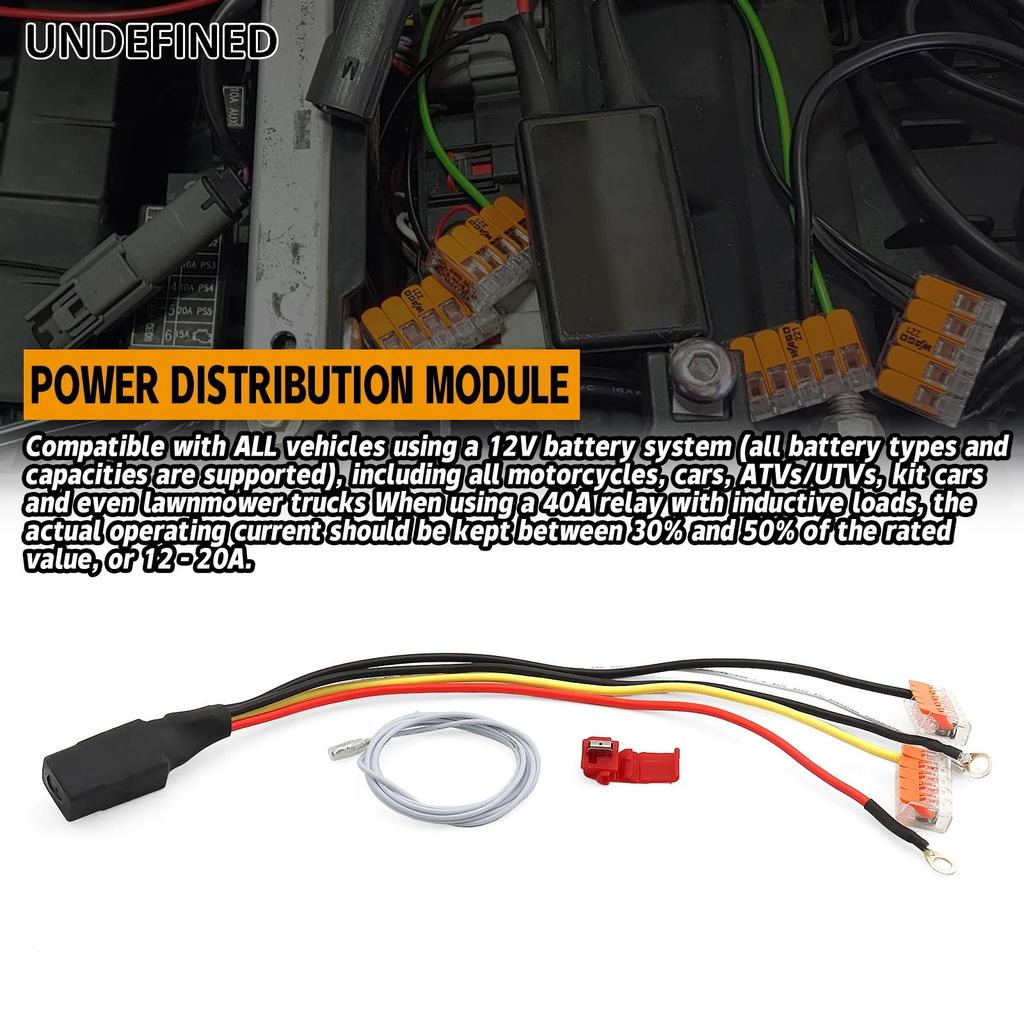 Healtech ThunderBox TB-U01 16A Power Distribution Module – Smart Fuse Box for Motorcycle/ATV/UTV/Car