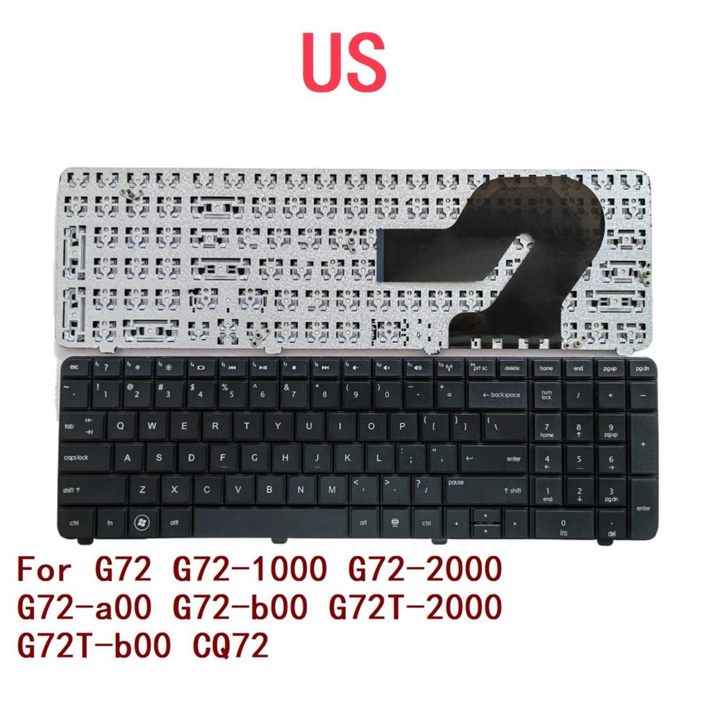 New US Laptop Keyboard For HP G72 G72-1000 G72-2000 G72-a00 G72-b00 G72T-2000 G72T-b00 CQ72 Notebook