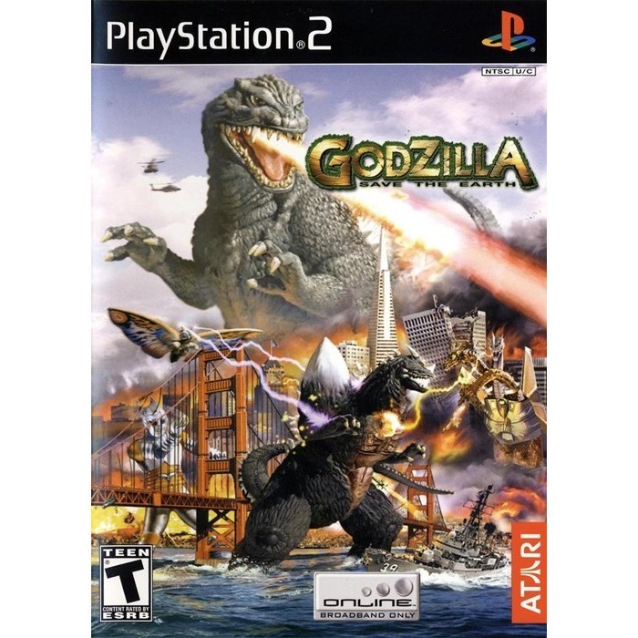 DVD Game PS2 - Godzilla Save The Earth