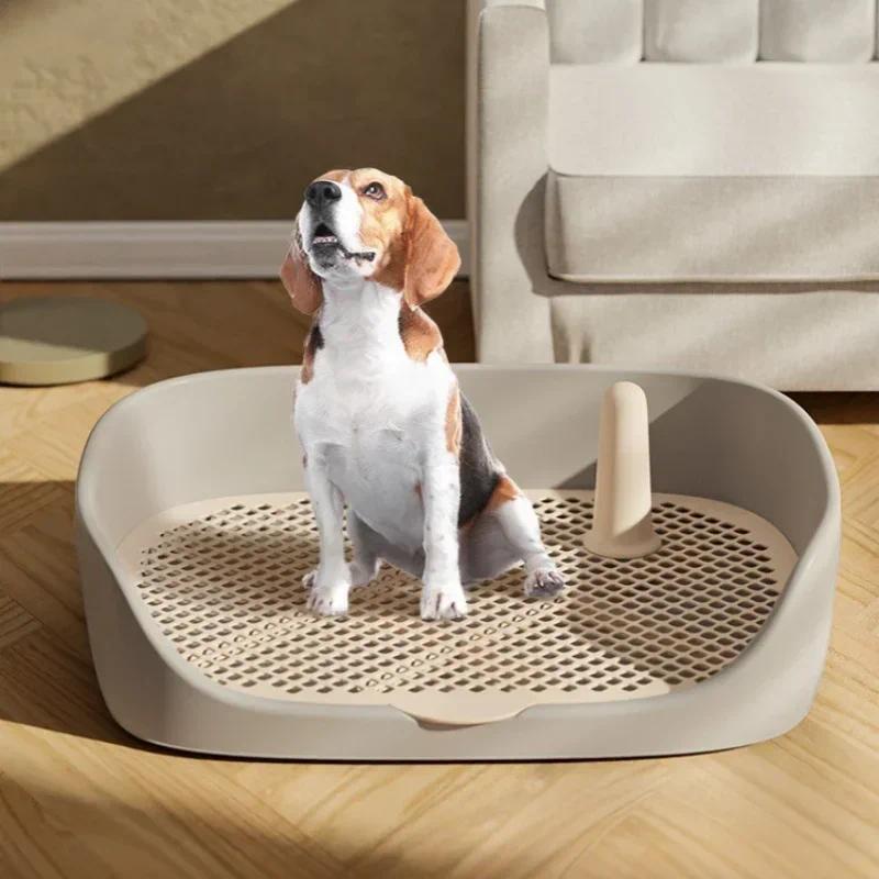 Large Size Pet Litter Box Training Toilet Pet Toilet for Dog Portable Dog Training Toilet Puppy Pad 