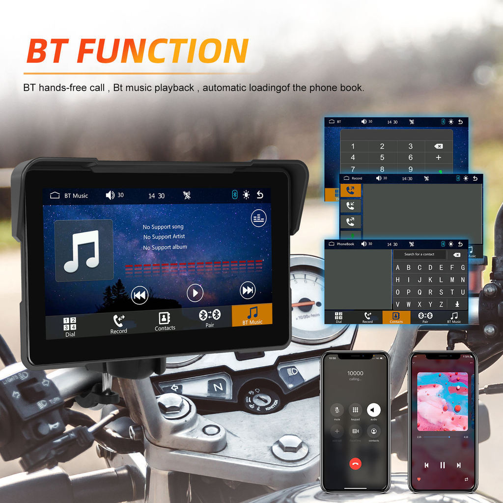 GPS Monitor 7 Inch Motor INTELLIGHT