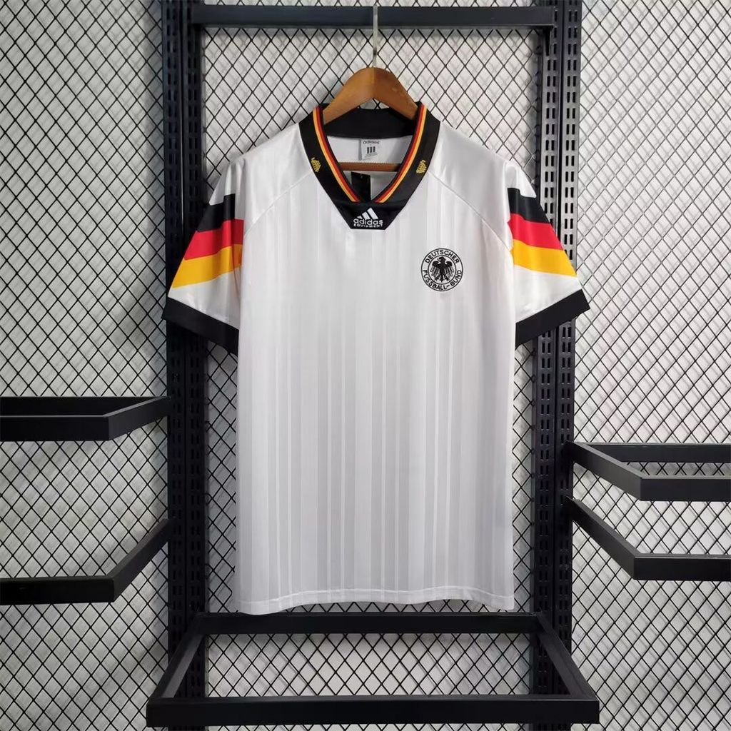 1992 Jerman home court retro pria jersey casual sports football jersey