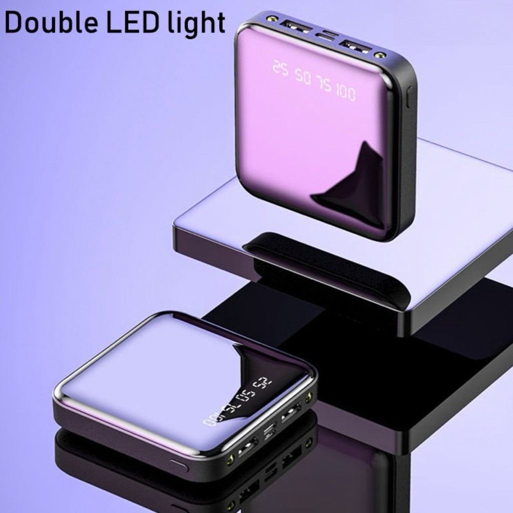 POWER BANK 12000mAh MINI LED DISPLAY DUAL PORT USB / MINI POWERBANK 12000MAH WITH SMART CHIP | LOURA