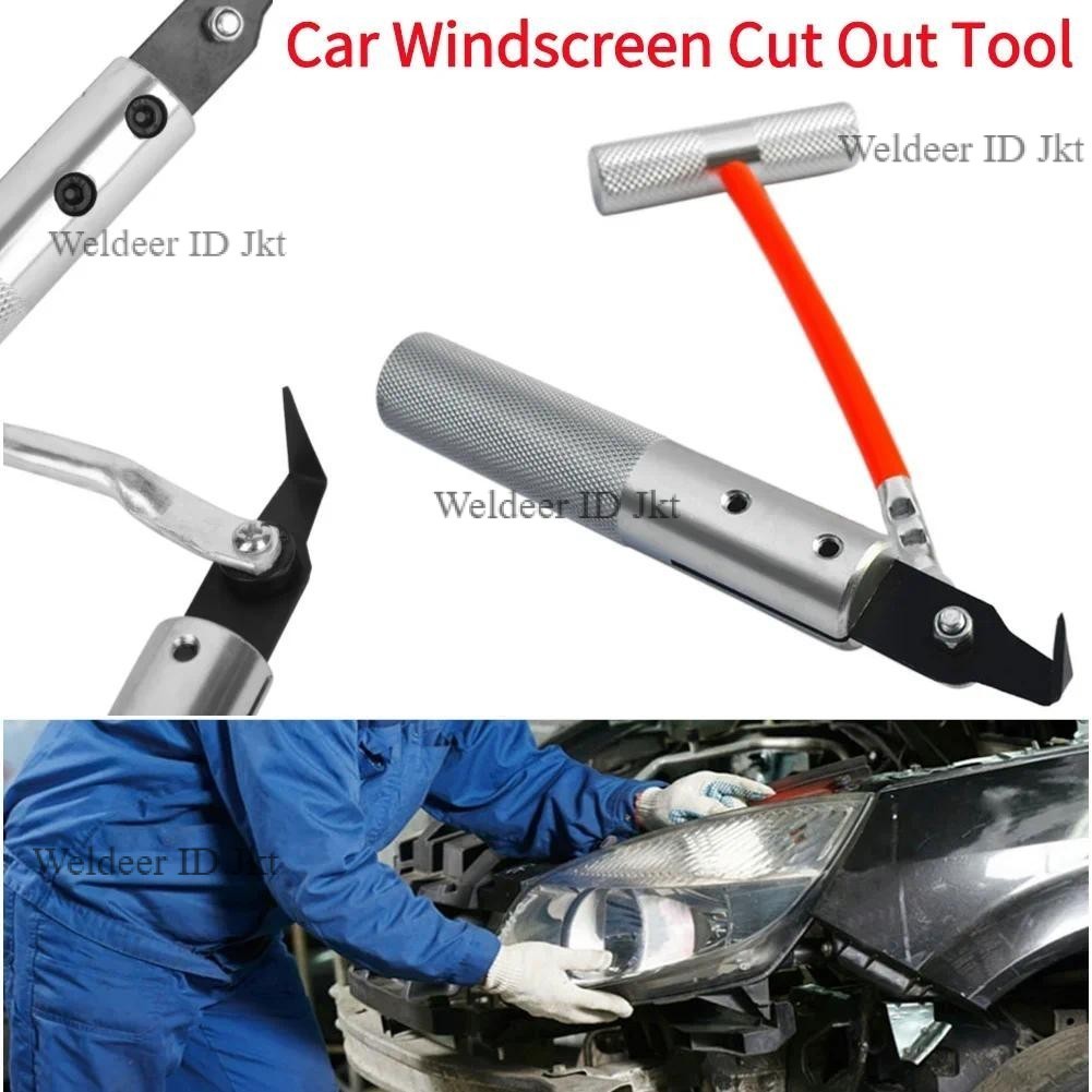 Alat Lepas Kaca Depan Mobil Set Pisau Lem Pencabut Trim Interior
