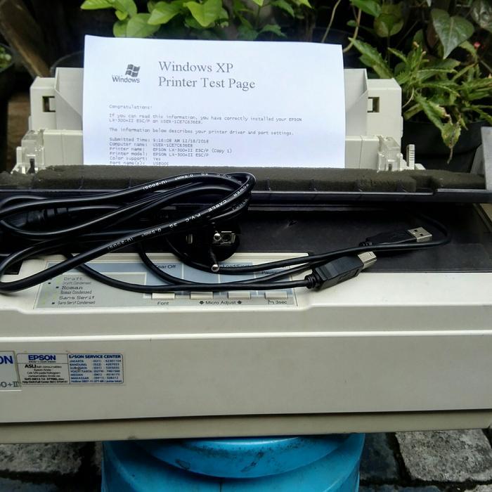Printer EPSON LX 300+II  Epson LX 300+ll