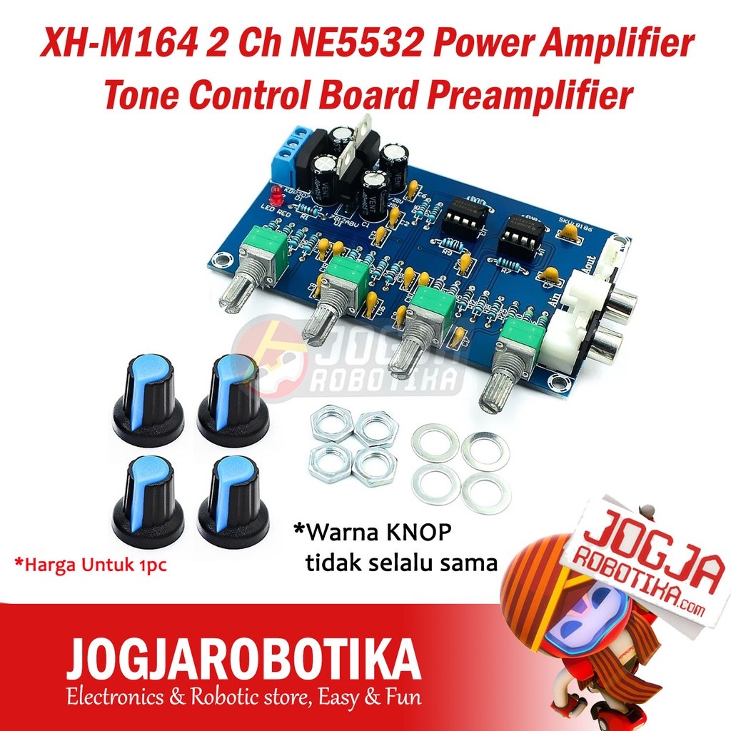 XH-M164 2Ch NE5532 Power Amplifier Tone Control Board Preamplifier