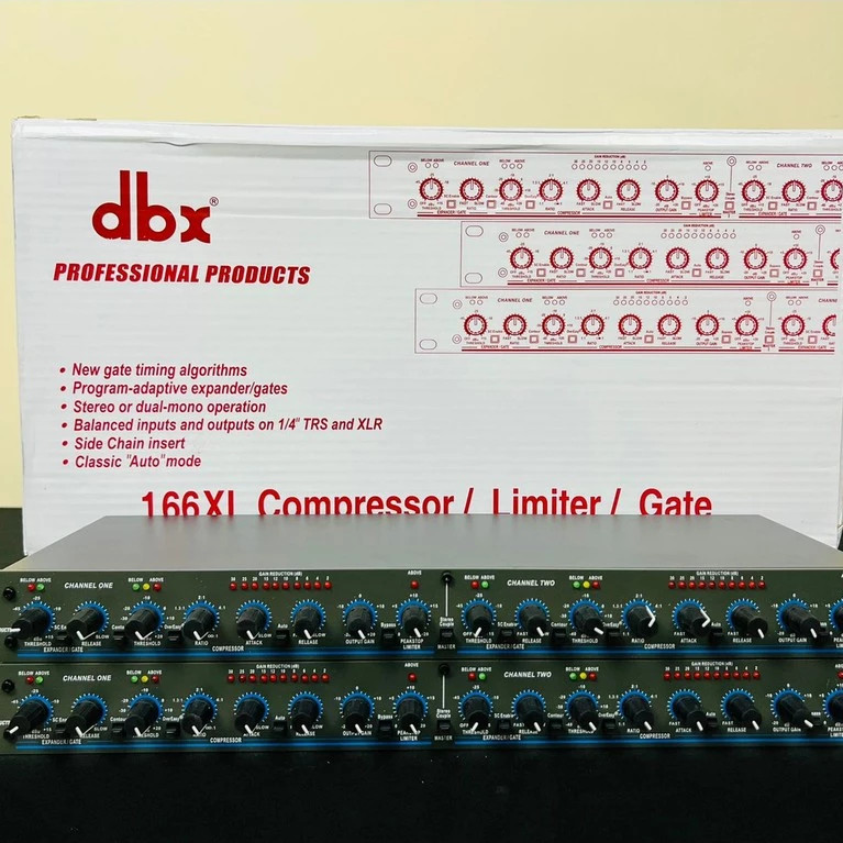 COMPRESSOR / LIMITER / GATE DBX 166XL NEW LIMITER AUDIO