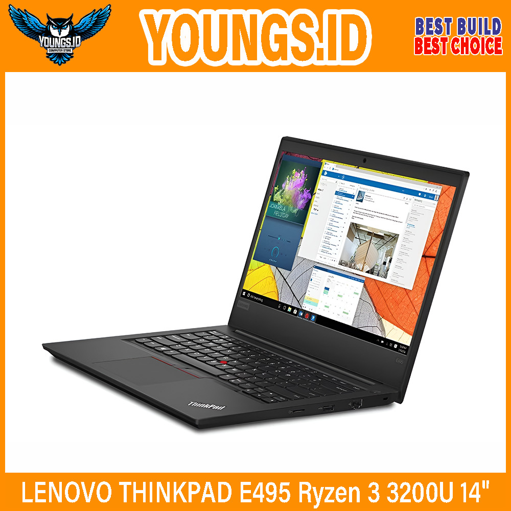 LENOVO THINKPAD E495 Ryzen 3 3200U 8GB 256GB 14" Laptop