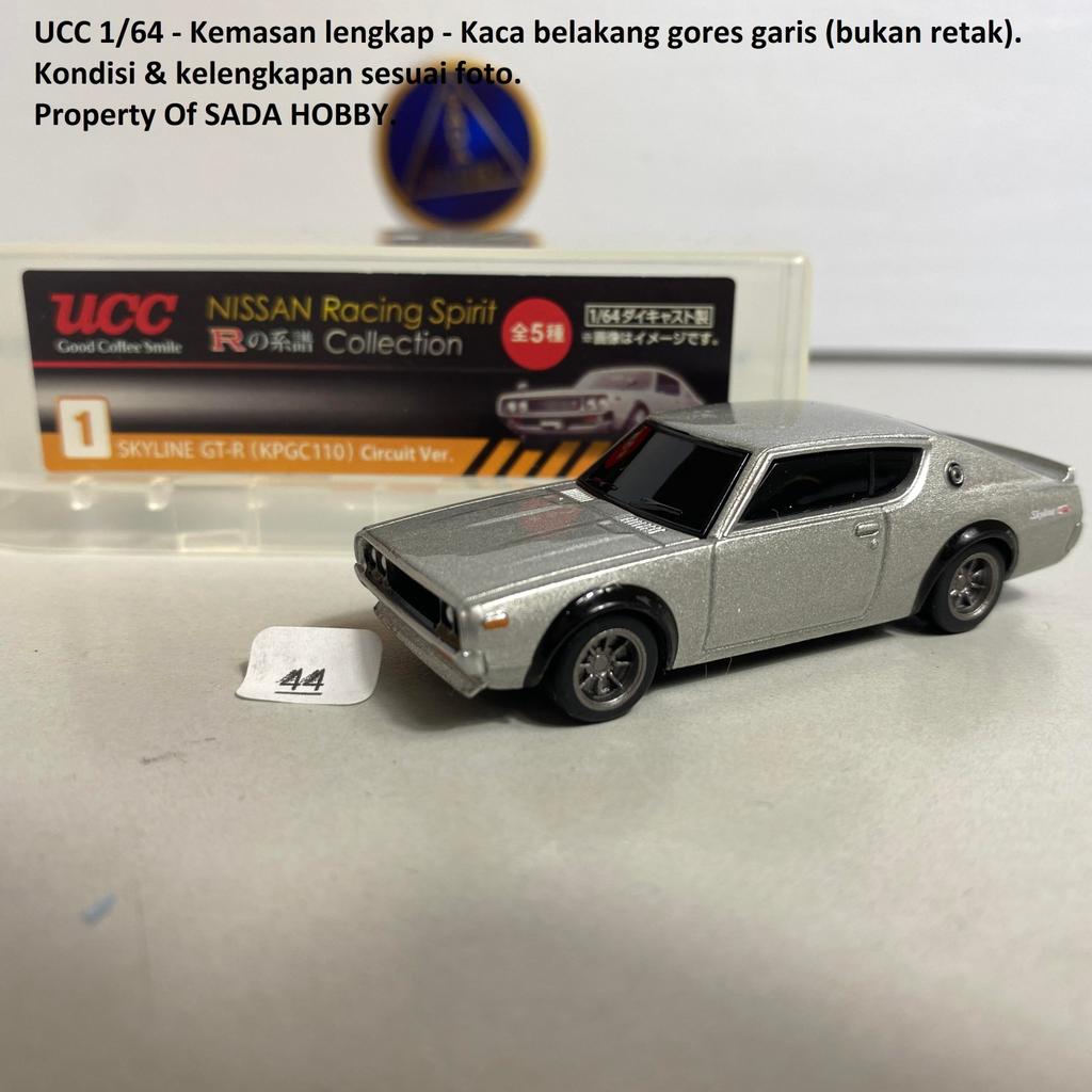 UCC 1/64 Nissan SKyline 2000GTR Kenmeri Silver Fullset