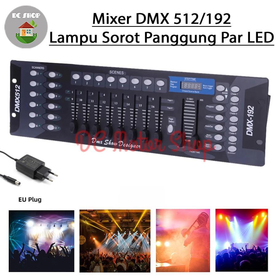 Mixer Lighting DMX 512/192 DMX192 Lampu Panggung Par LED Light