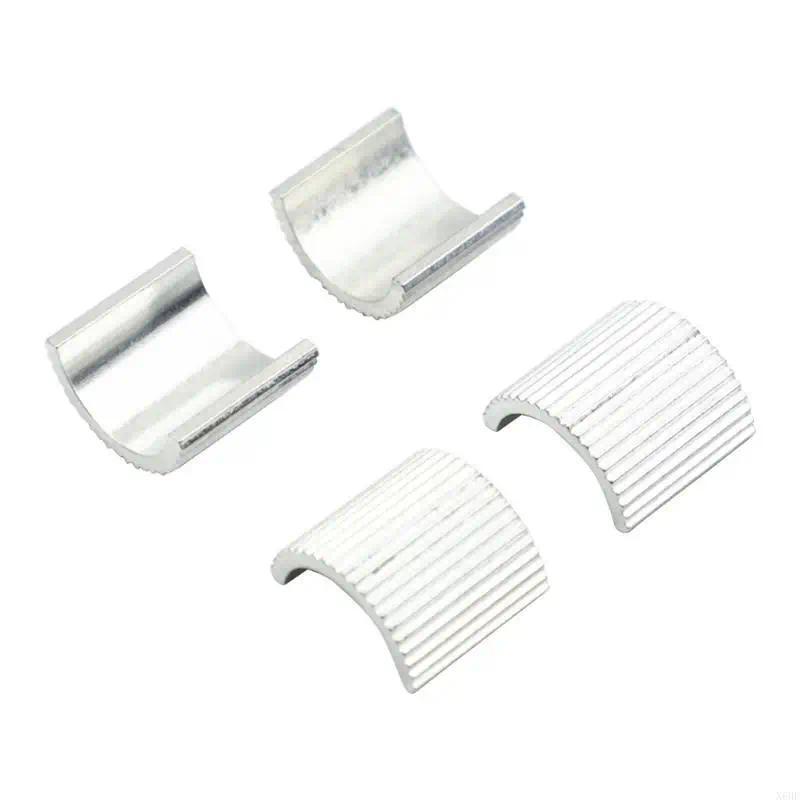 X6HF 4pcs Conversion Shims Spacer 22mm 78Inch to 28mm 118Inch Handlebar Risers Clamp Shims Adapter M