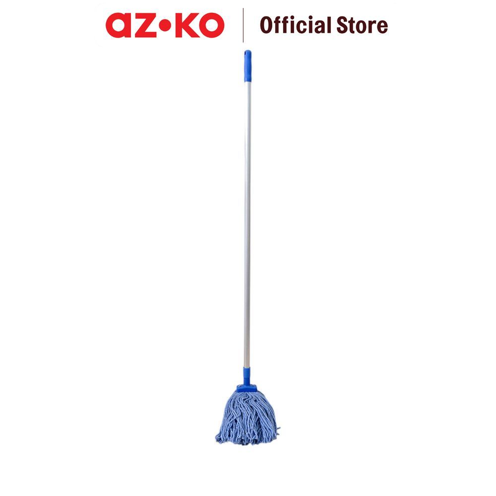 AZKO Krisbow Alat Pel Heavy Duty - Biru Floor Mop Pembersih Lantai Pel Lantai Cleaning Mop