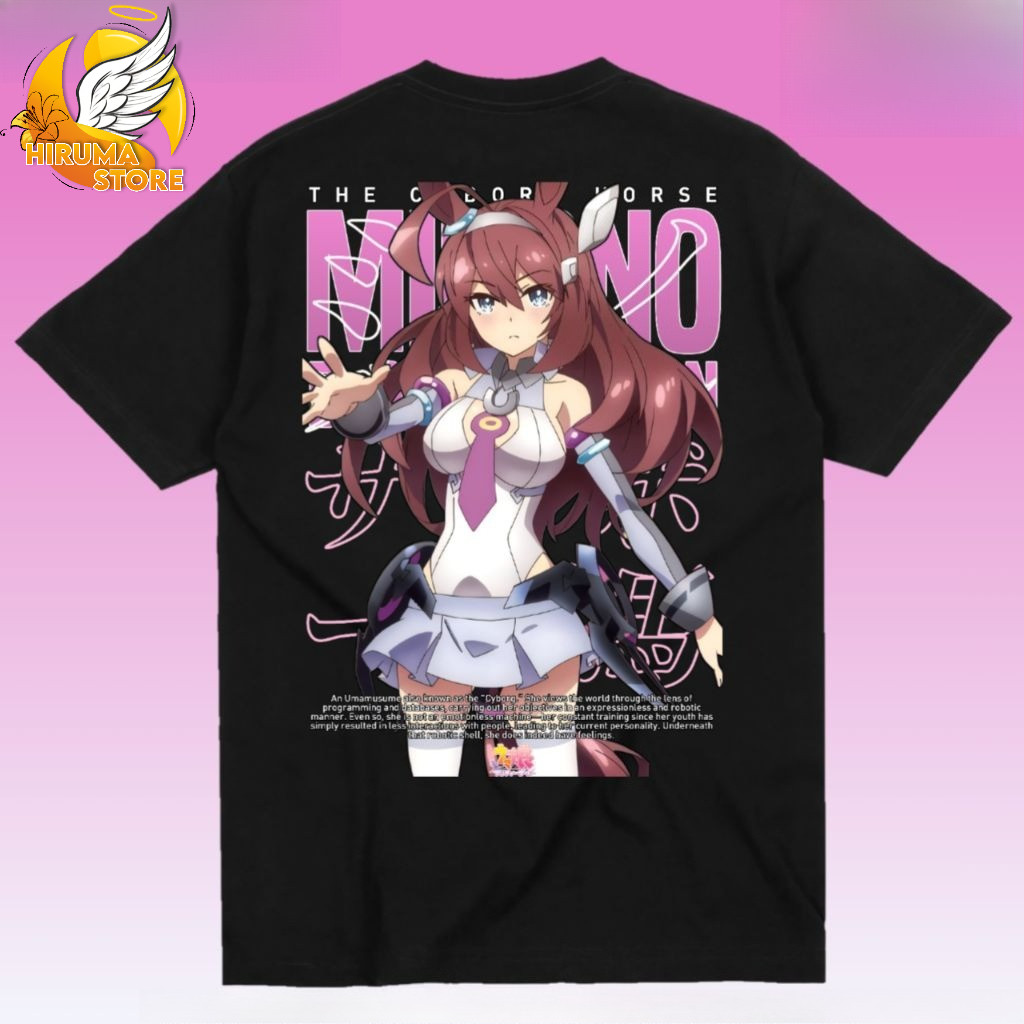 Kaos Anime Baju Mihono Bourbon Uma Musume Pretty Derby