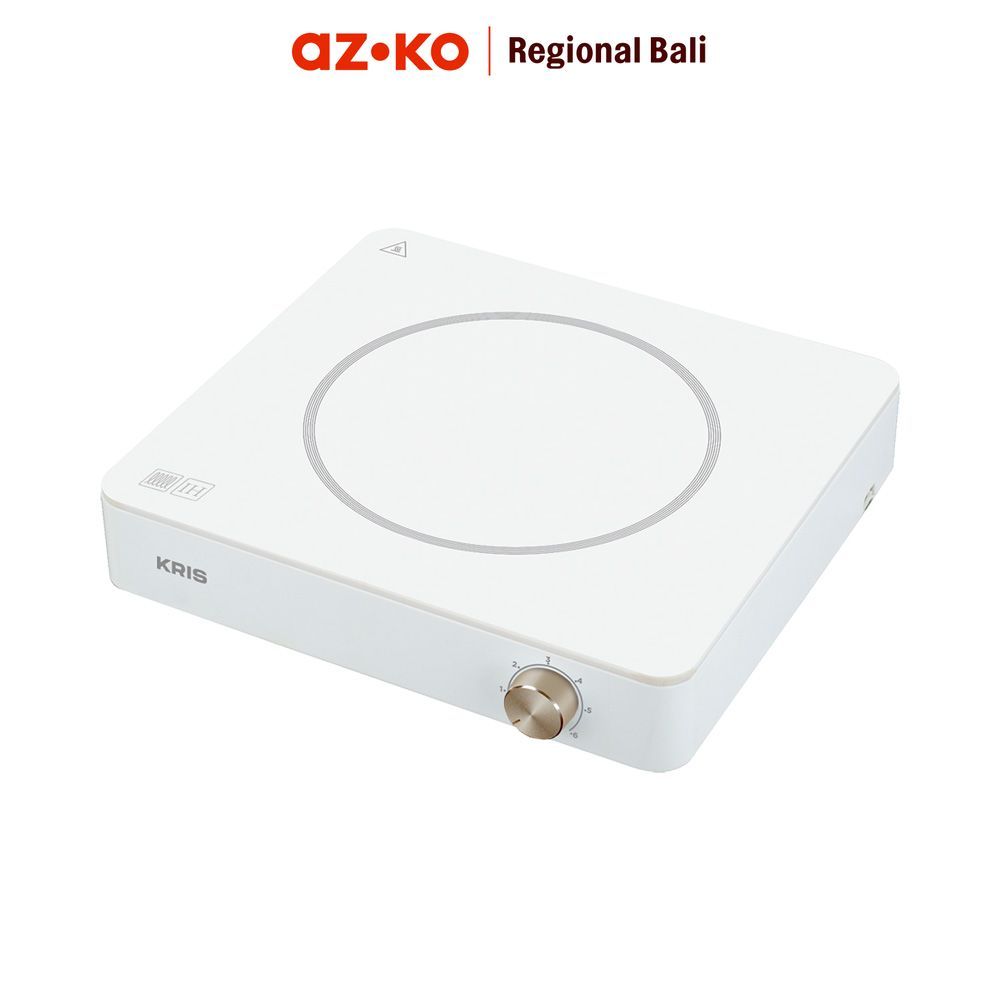 AZKO Kris Kompor Listrik 200-1300 Watt Square - Putih Electric Cooker Kompor Elektrik Stove Listrik 