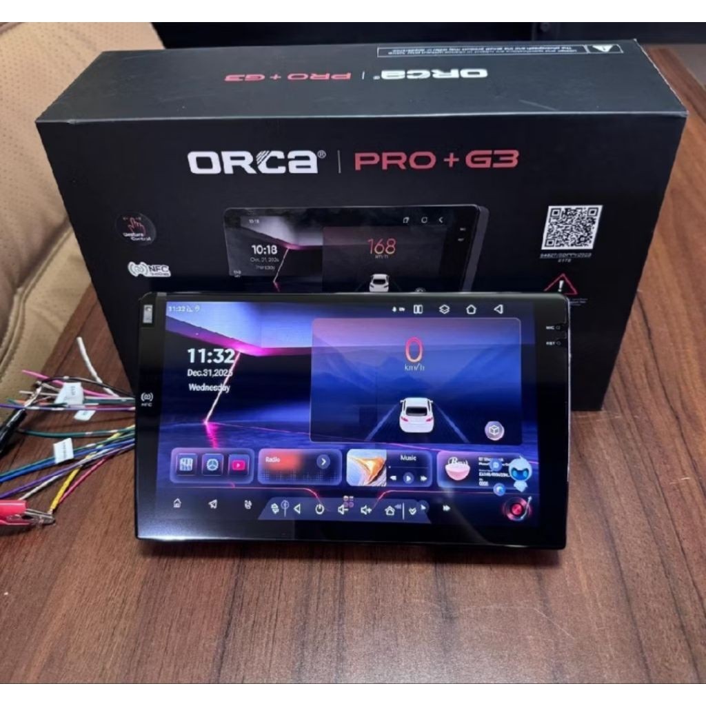 Headunit Android 9 Inch / 10 Inch ORCA PRO+ G3 ADR-9988 Ram 6/128GB QLED NFC