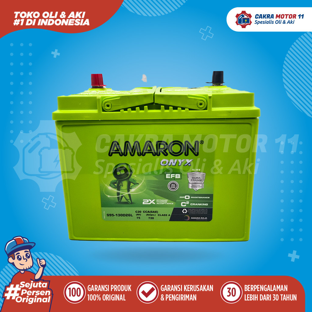 Amaron Onyx S95/130d26l Efb