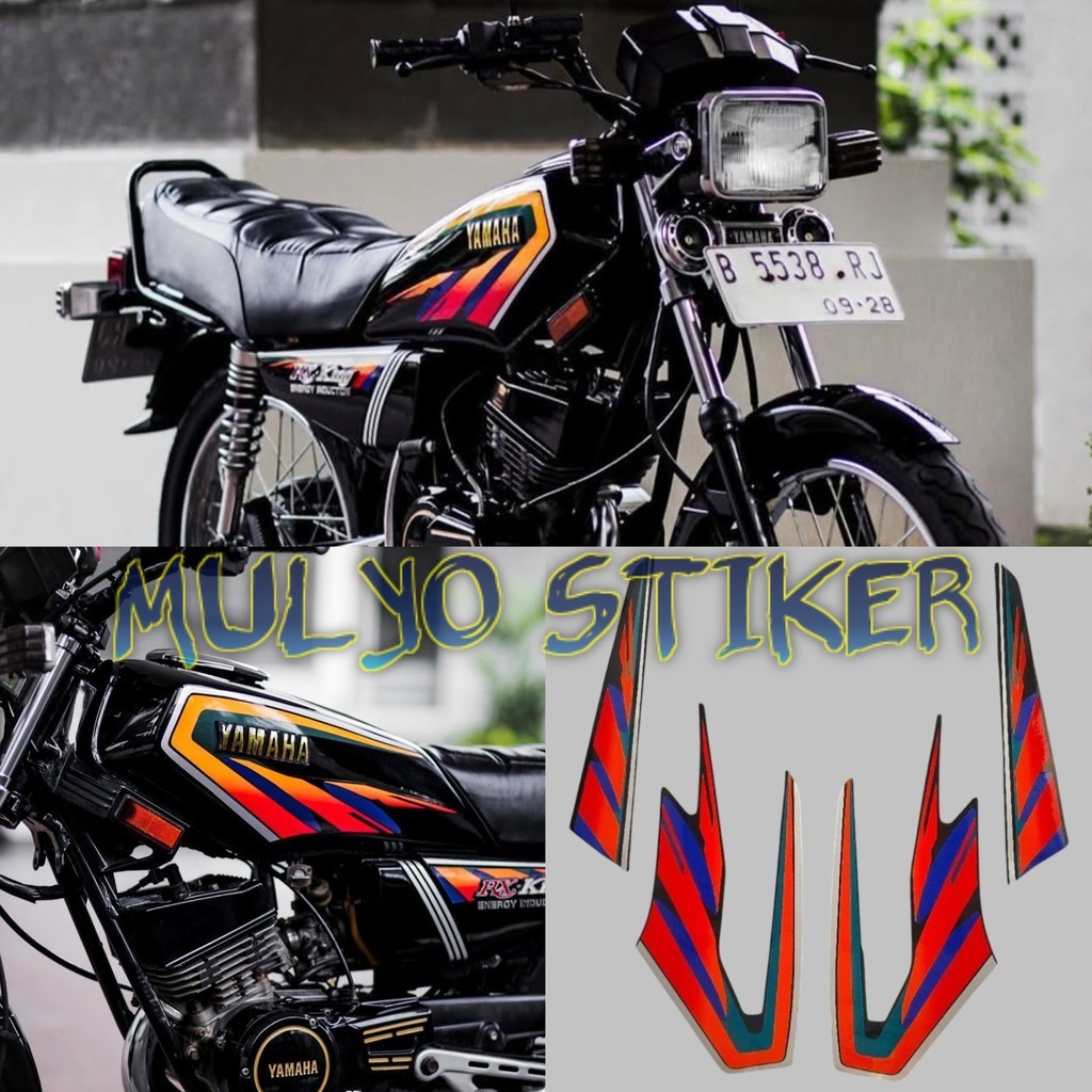 STRIPING STICKER LIS LES POLET yamaha RX king 1997 stiker les LIST BODY RX KING