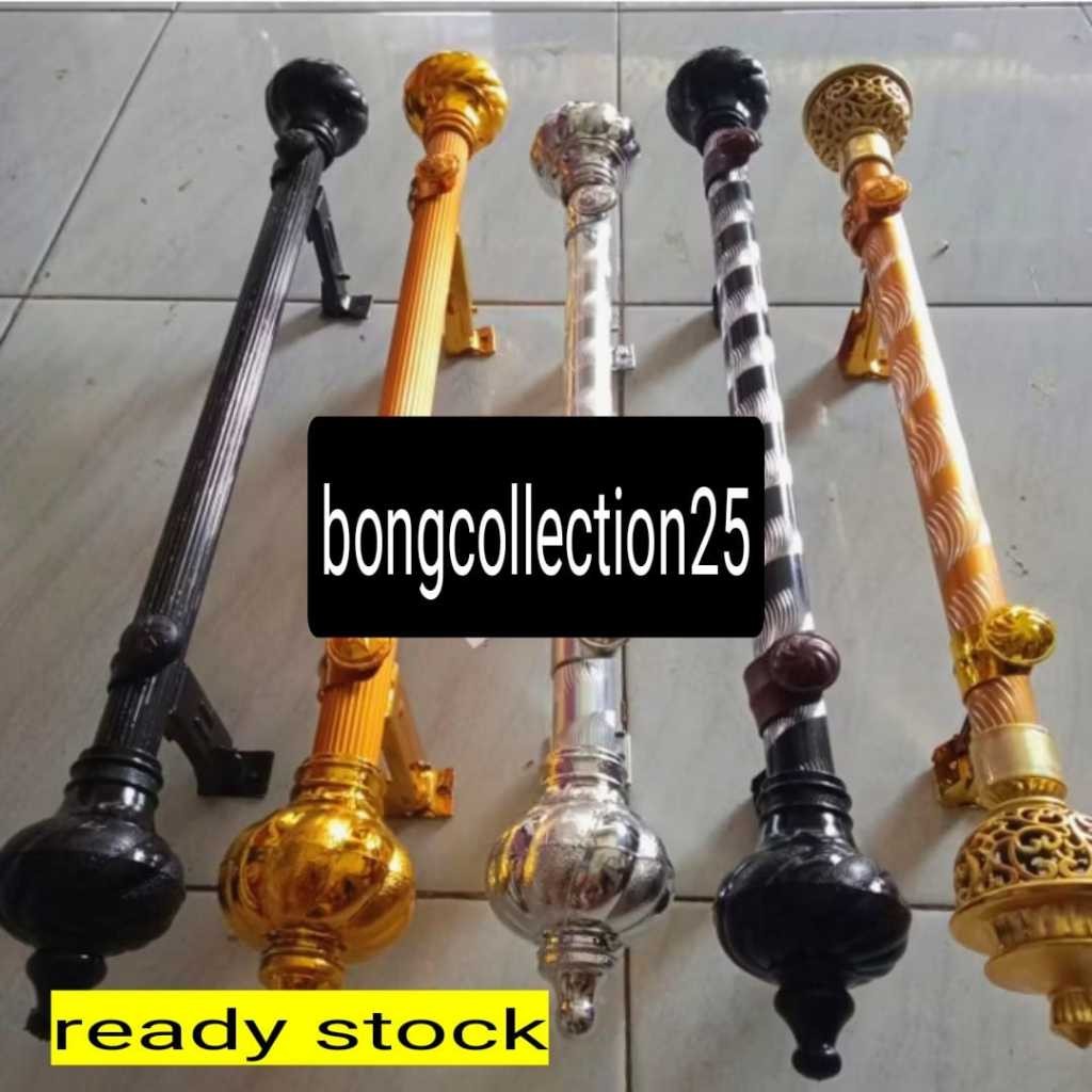 PROMO CUSTOME UKURAN BESI GORDEN 50 60 70 80 90 100 110 120 130140 150CM FULL SET / BATANG GORDEN bv