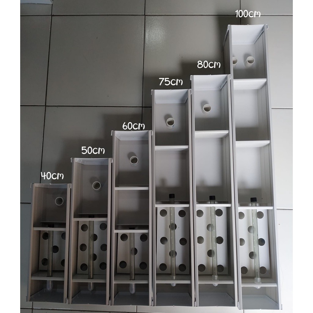 Filter Talang / Top Filter Talang Aquarium / Talang Filter Ukuran 40cm - 100cmCOD