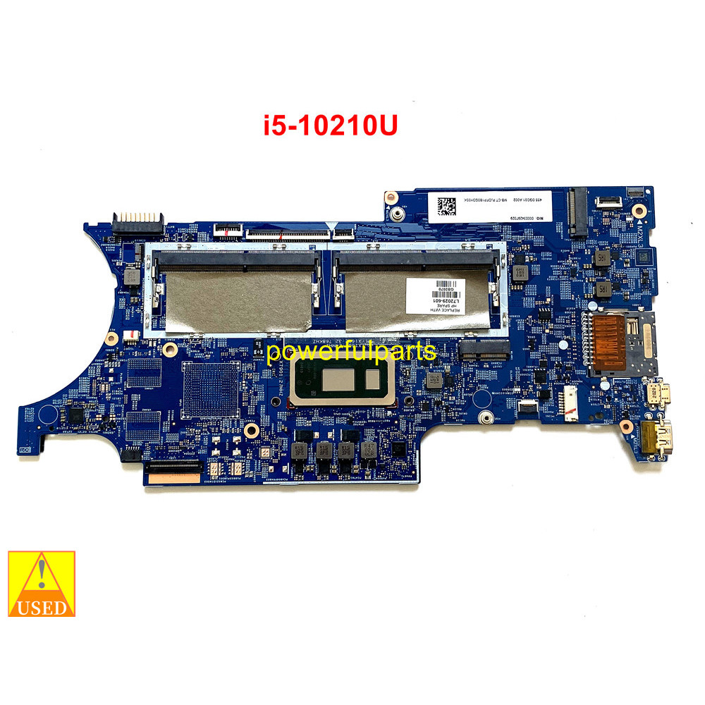 Working Good For HP 15-DQ Motherboard i5-10210 Cpu On-Built L72029-601 L72029-001 18798-1 448.0GF06.