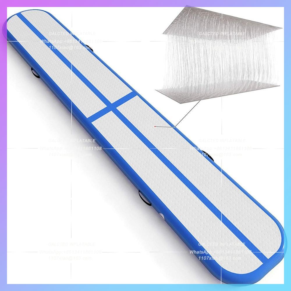 Gymnastics air track with EVA Inflatable balance beam centerline for training 3x0.5x0.2m air track