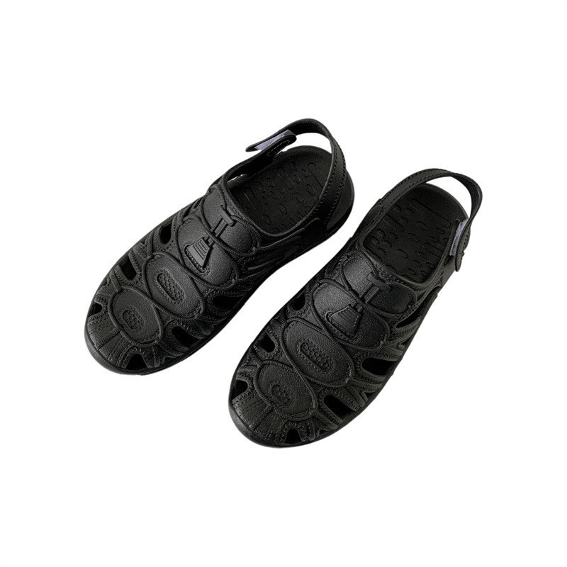 VEBLEN INDO Sandal Sepatu Clog Wanita Model Gaya Korea Style Unik Terbaru Kekinian Anti Basah