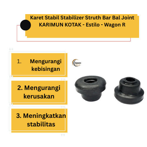 Karet Stabil Stabilizer Struth Bar Bal Joint KARIMUN KOTAK - Estilo - Wagon R