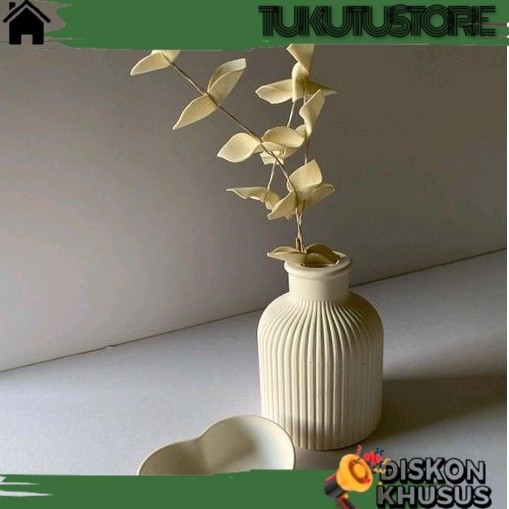 TERBAIK CANTIK PROMO Vas bunga berbentuk botol aesthetic | vas bunga Aesthetik DEMPRESS