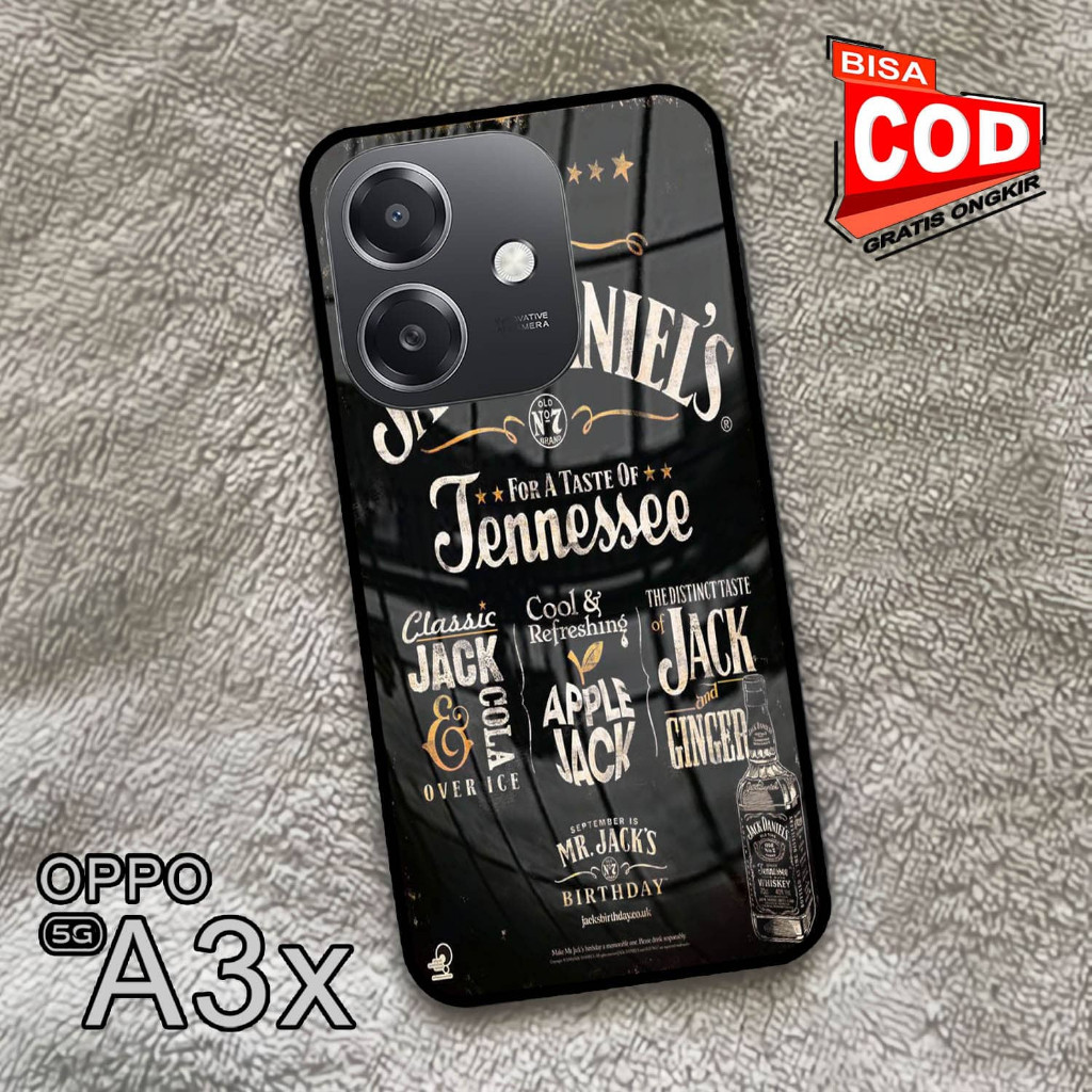 Softcase Glass Kaca | Case Kaca | Casing Kaca | OPPO A3X [S09]