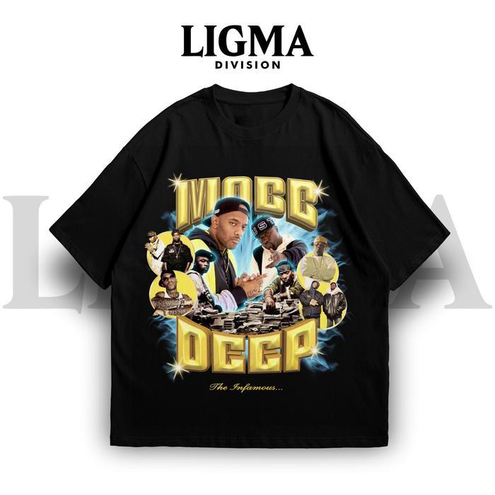 (COD) LIGMA- Kaos Vintage Oversize mobb deep the infamous Unisex Cotton Combed 24s - M