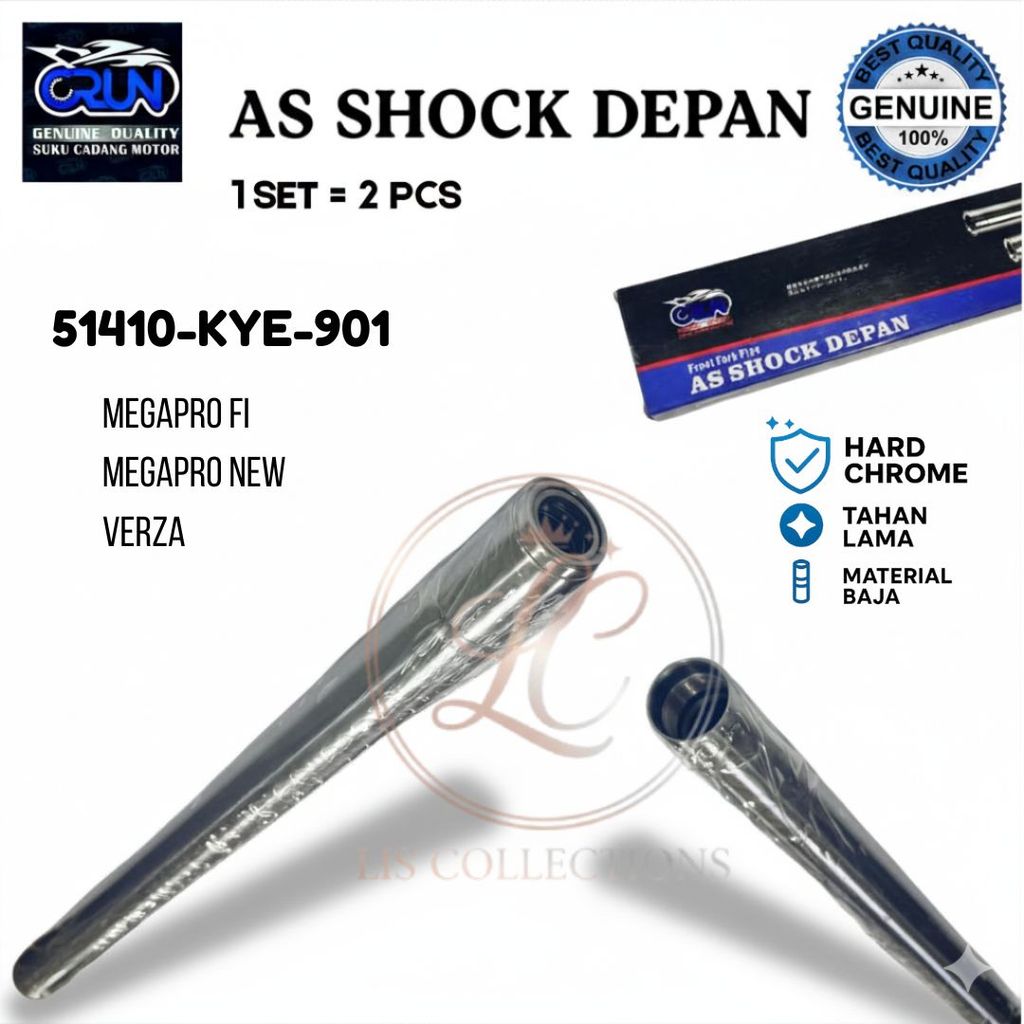 CRUN As Shock / As Shockbreaker Depan Honda Verza Megapro NEW Megapro FI / 51410-KYE-901