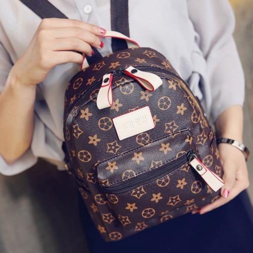 Tas Ransel Wanita Mini Import Kulit PU Premium Quality - Putih