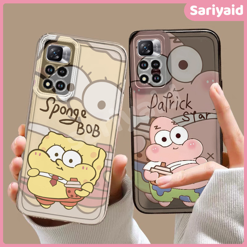 Casing hp Redmi Note 14 12 10 9 4G REDMI 13 5G 12 Redmi 14C 13C 9C NFC 10A 9A Patrick Bintang Sponge