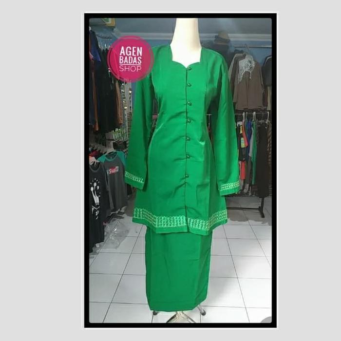 Baju Setelan Seragam Muslimat NU Hijau Polos - M