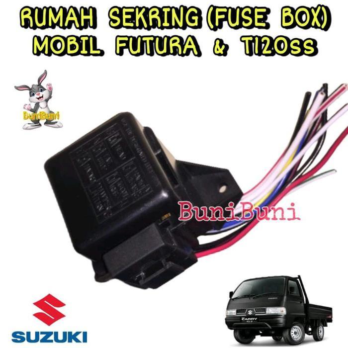 Fuse Box / Rumah Sekring Sikring Untuk Mobil FUTURA & T120SS (1 SET) - BOX SEKRING AJA
