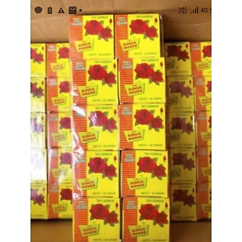 Teh bubuk cap mawar/ teh mawar bubuk istimewa 1 pak