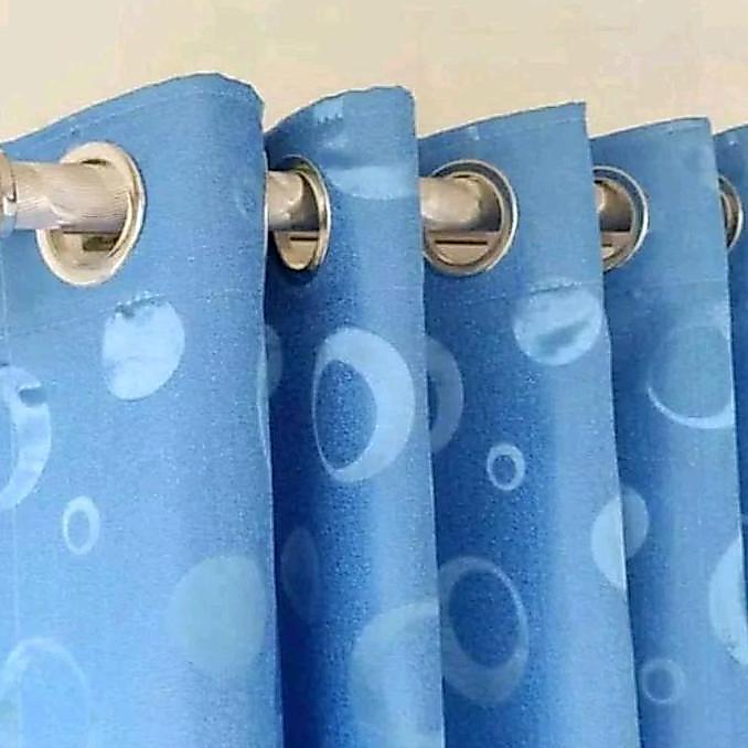 Sala - Gorden Tebal Motif Pulkadot Gorden Minimalis Jendela Pintu Kamar Hordeng Smokring Korden Kolo