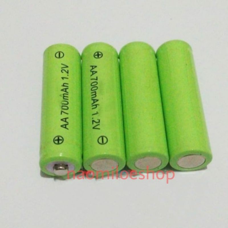 (isi 3pcs) Battery Rechargeable AA 700 MAh Baterai AA baterai charge Rechargeable Batre Charge AA /A