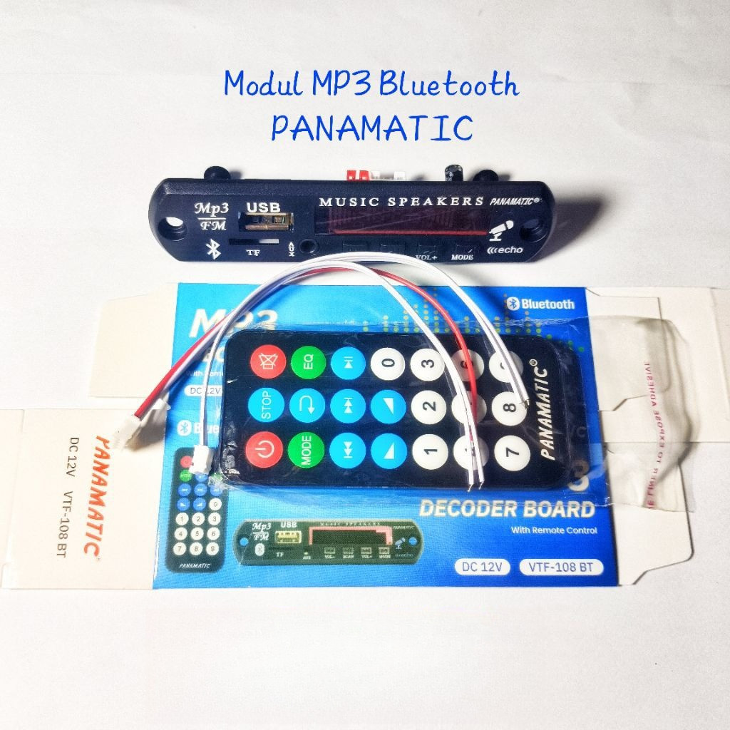 Kit Modul Mp3 Bluetooth Receiver USB FM Radio ( PACKING FREE Bubble Wrab,DUS) Speaker