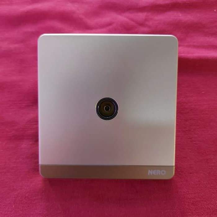Q7TVG Stop Kontak TV Decora Gold Nero