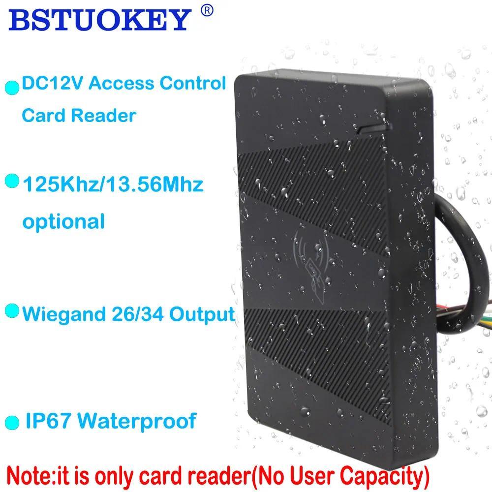 125Khz 1356Mhz RFID Waterproof Card Reader Proximity Wiegand Reader Long Range Access Control Reader
