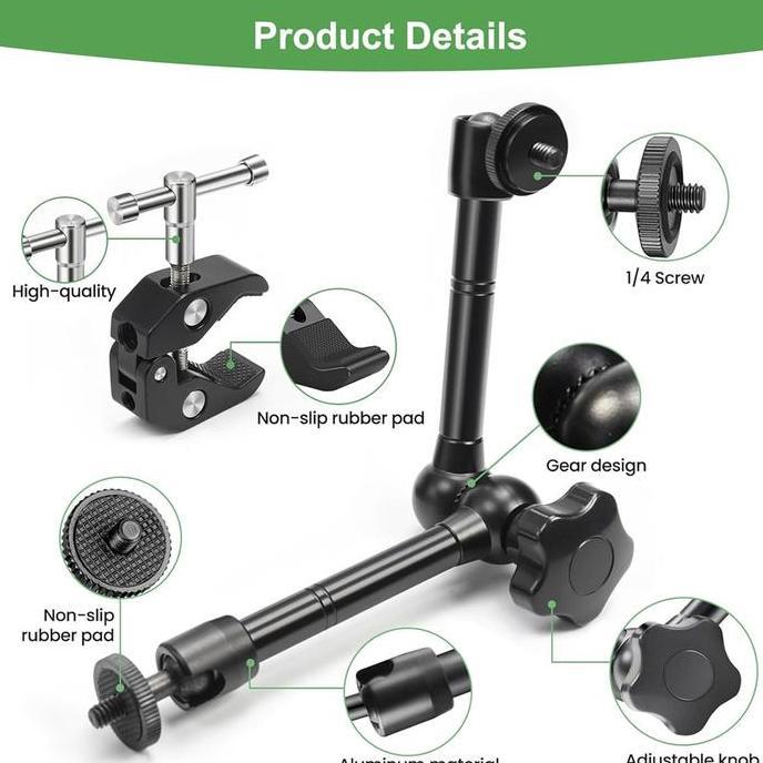 Magic Clamp / Magic Arm 11 Inch includ Super C-Clamp
