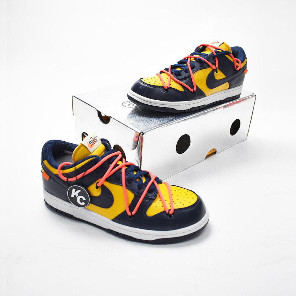 [KicksCatalog] Dunk Low Off-White Michigan - BNIB