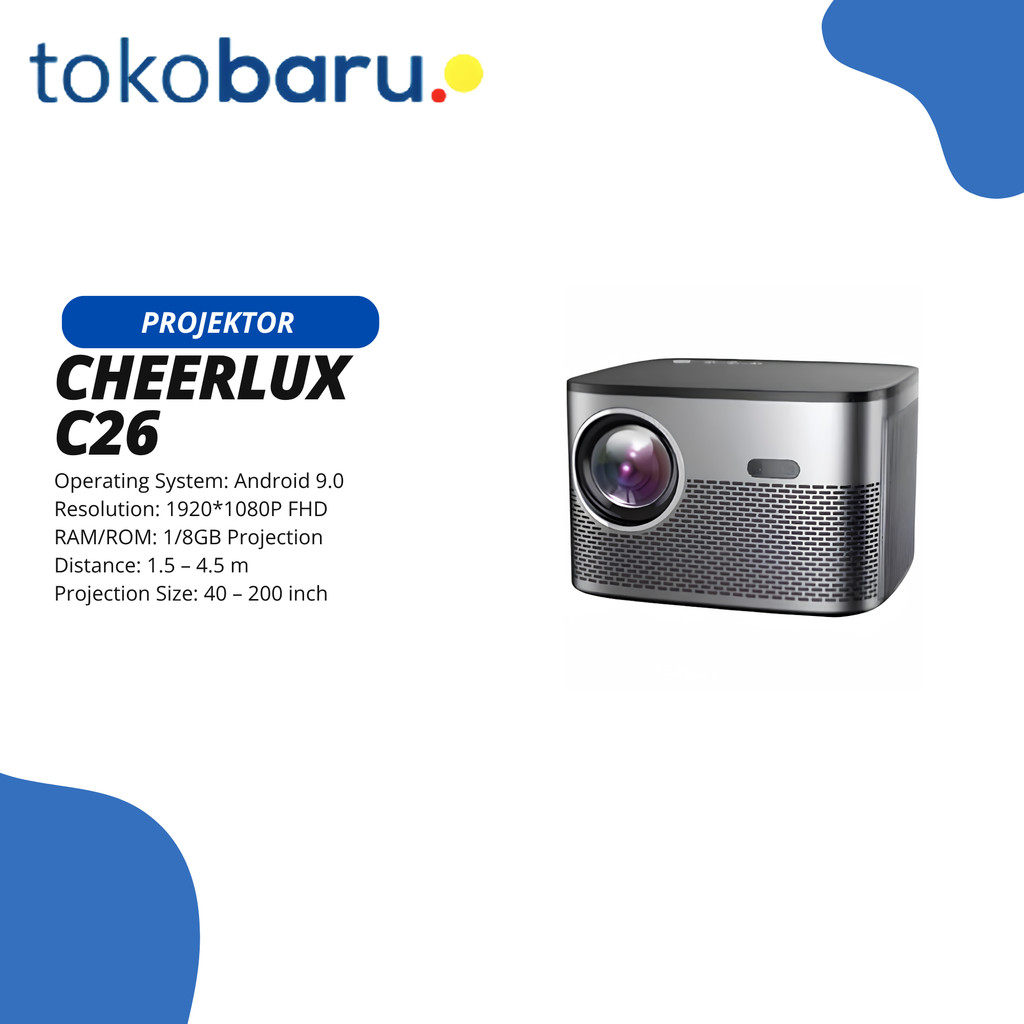 CHEERLUX MINI LED PROJECTOR C26 ANDROID
