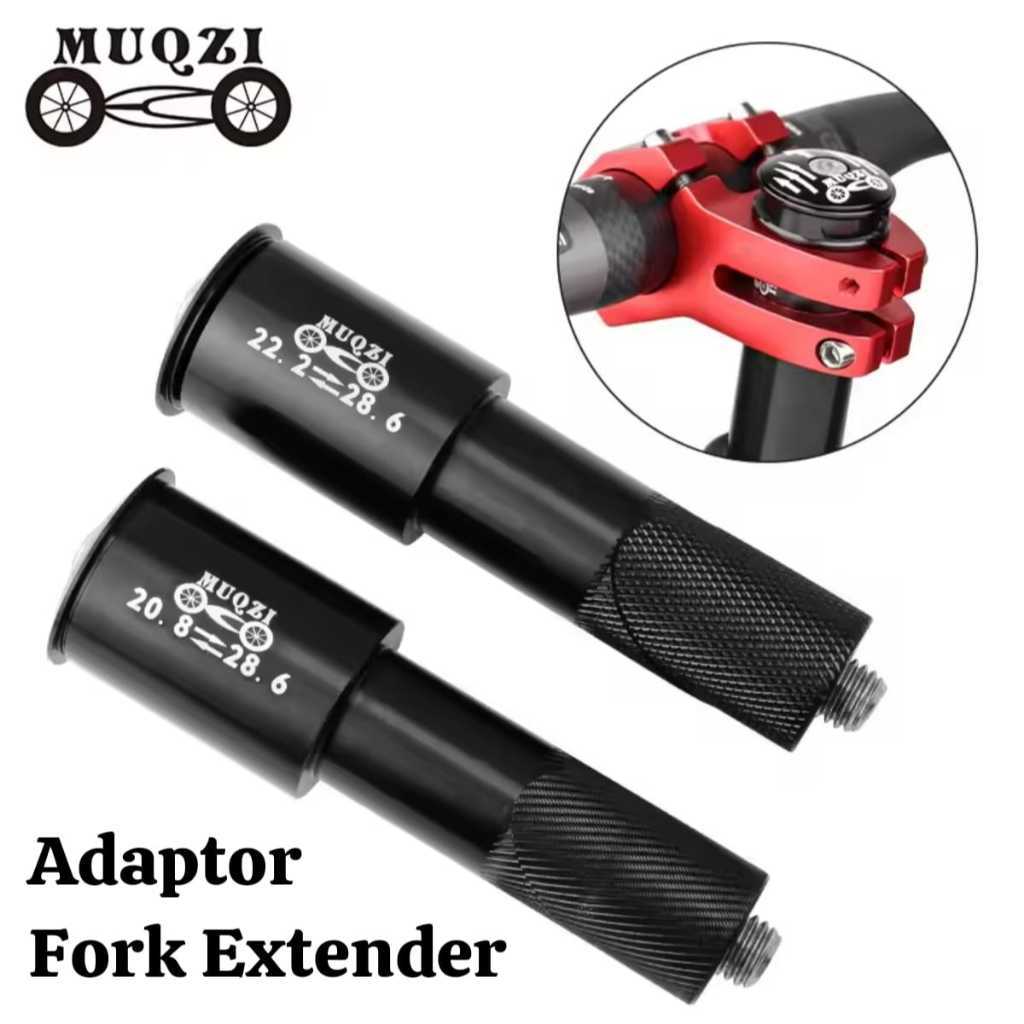 Foto Muqzi Adaptor Stem Extender Stang Sepeda Pushbike Balance Bike Fork Adapter 20.8mm 22.2mm To 28.6mm Sepeda Anak