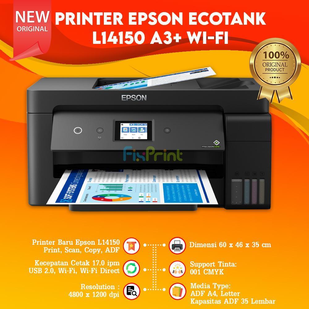 Printer Epson L14150 A3+ Multifungsi Wi-Fi Duplex Printer A3 Orignal / L11050 A3+