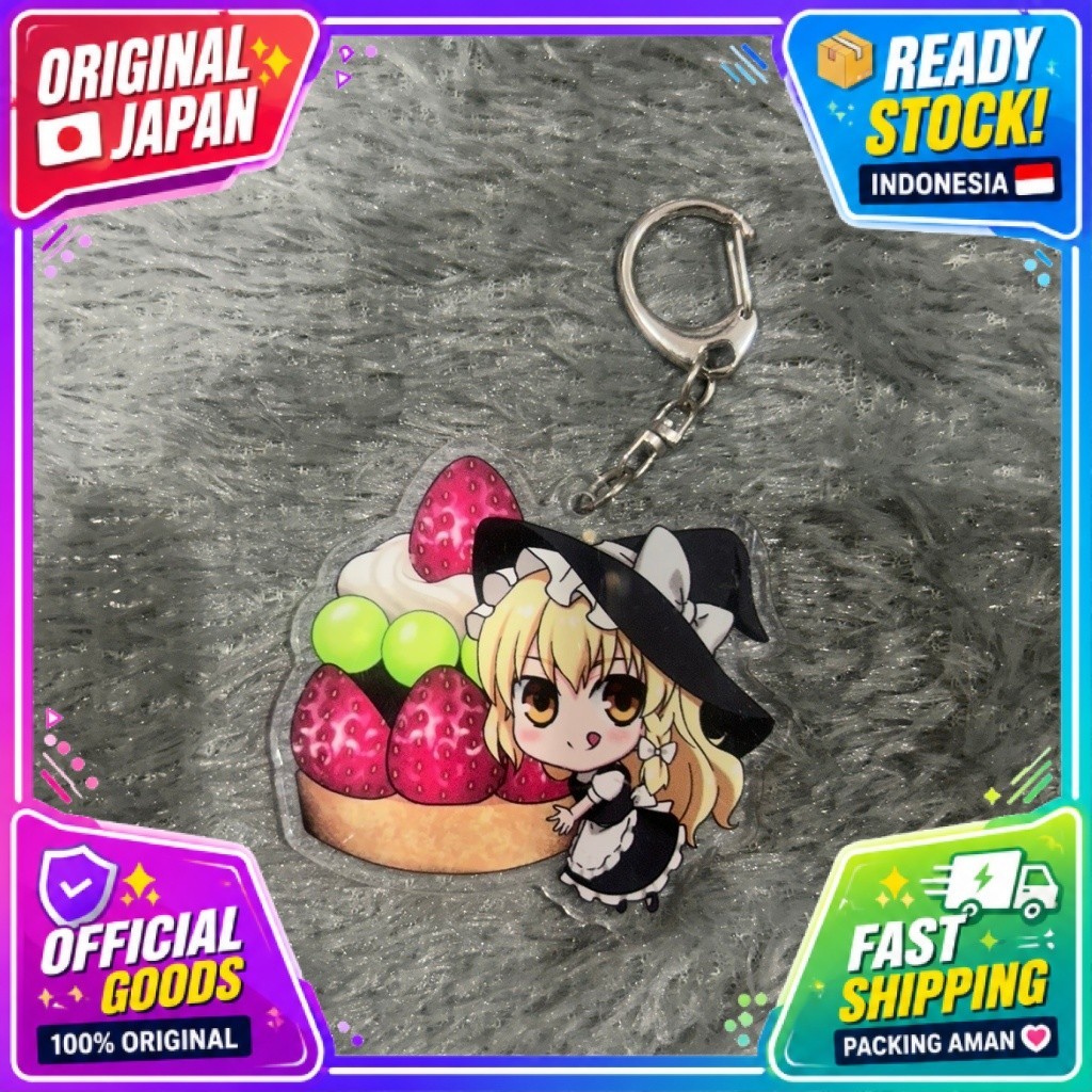 [OFFICIAL MERCHANDISE] Gantungan Kunci Acrylic: Touhou Project - Marisa Kirisame
