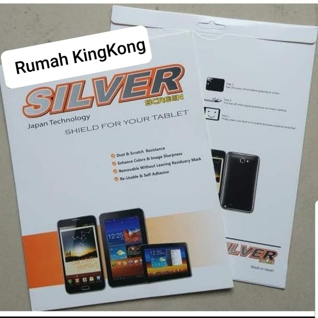 SILVER Anti Glare Advan Tablet T3C Anti Minyak Anti Gores