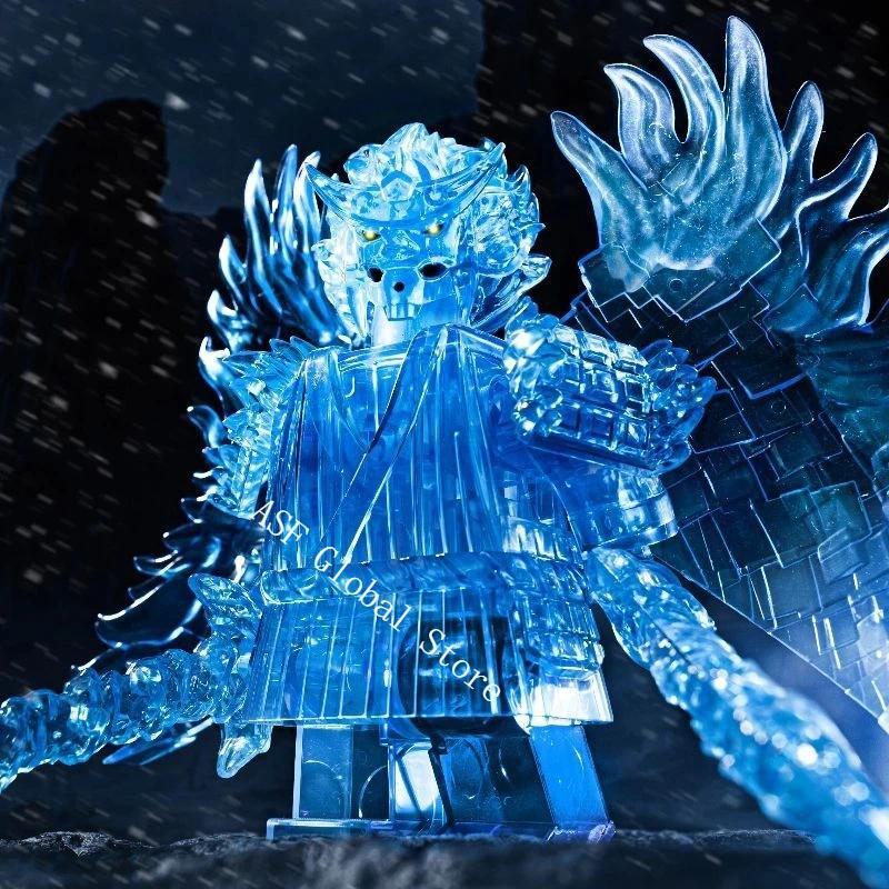 18CM Naruto Anime Building Blocks Figure - Susanoo Uchiha Sasuke Itachi Shisui Madara Hatake Kakashi