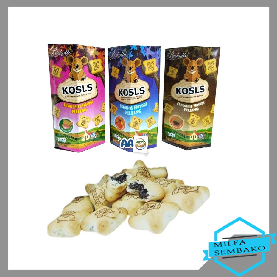 HS1636 BISKOTTO KOSLS BEAR COOKIES 200GR (RANDOM)